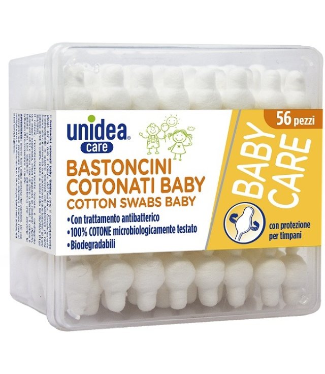 UNIDEA BASTONCINI COTONAT BABY   56  PZ