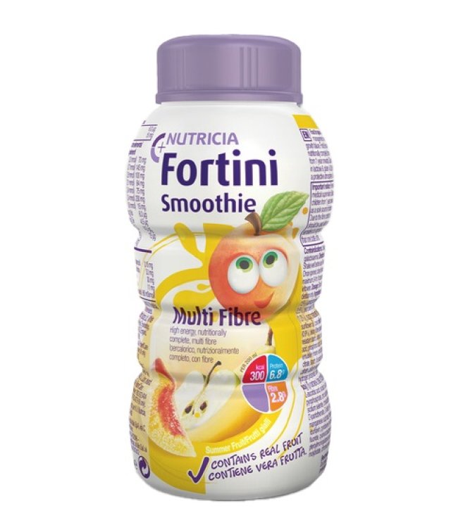 FORTINI SMOOTHIE MULTI FIBRE GUSTO FRUTTI GIALLI 200 ML