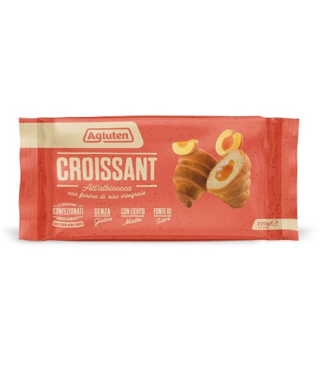 AGLUTEN CROISSANT ALB S/G 220GR  4   PZ