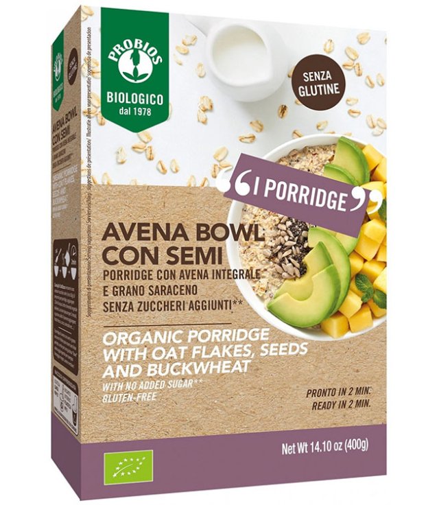 PROBIOS BIO AVENA BOWL SEMI P PROBIOS BIO AVENA BOWL SEMI P