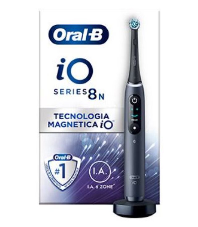 ORALB IO 8 BLACK SPAZZ+2REFILL