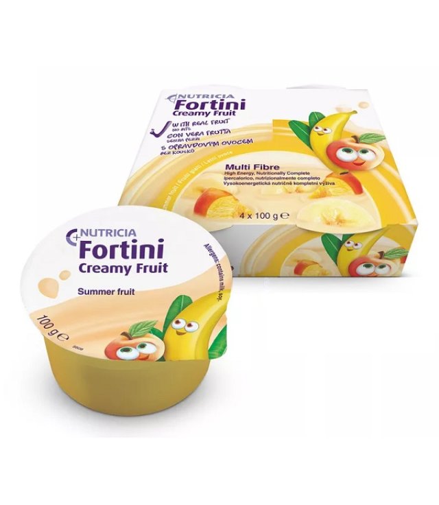 FORTINI CREAMY FRUIT MULTI FIBRE FRUTTI GIALLI 4X100 G