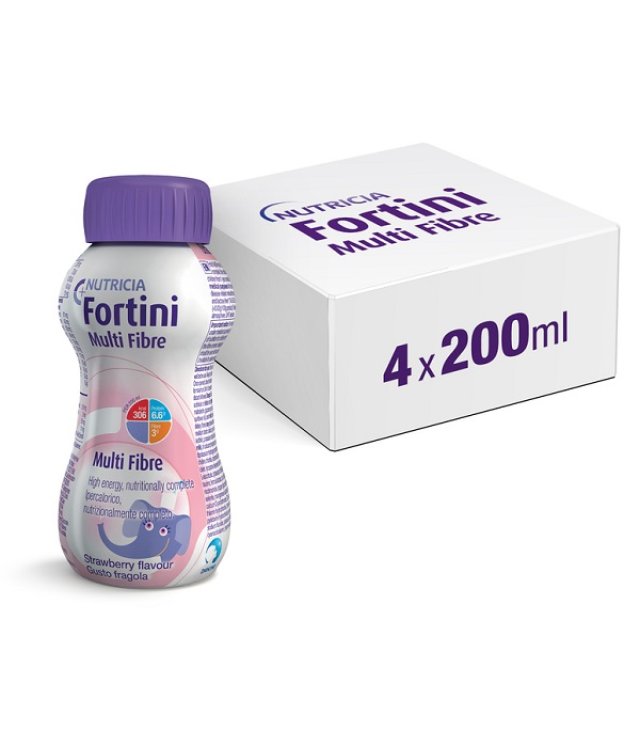 FORTINI MULTI FIBRE GUSTO FRAGOLA 200 ML