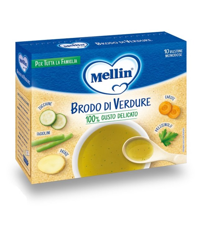 MELLIN BRODO DI VERDURE 10X8G