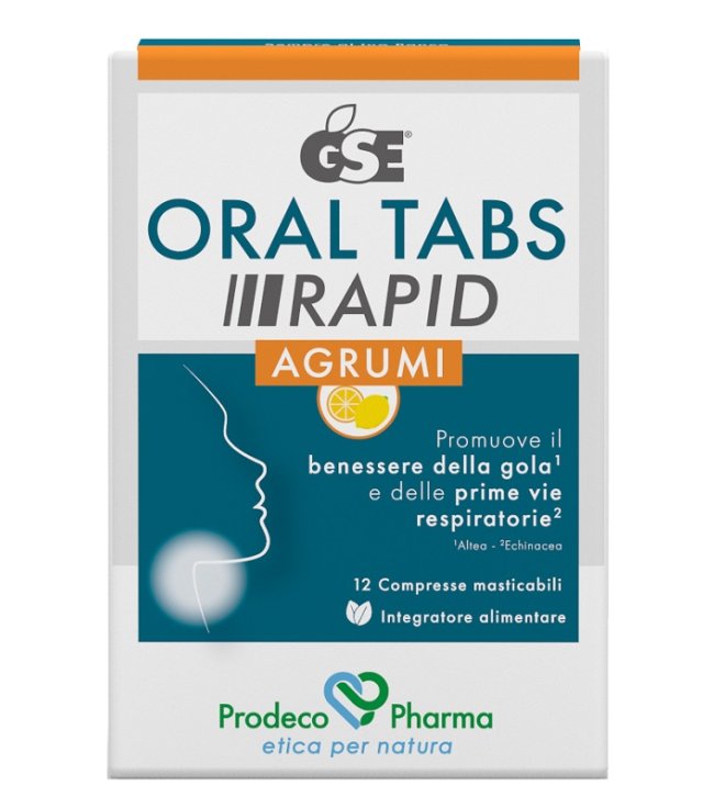 GSE ORAL TABS RAPID AGRUMI 12CPR