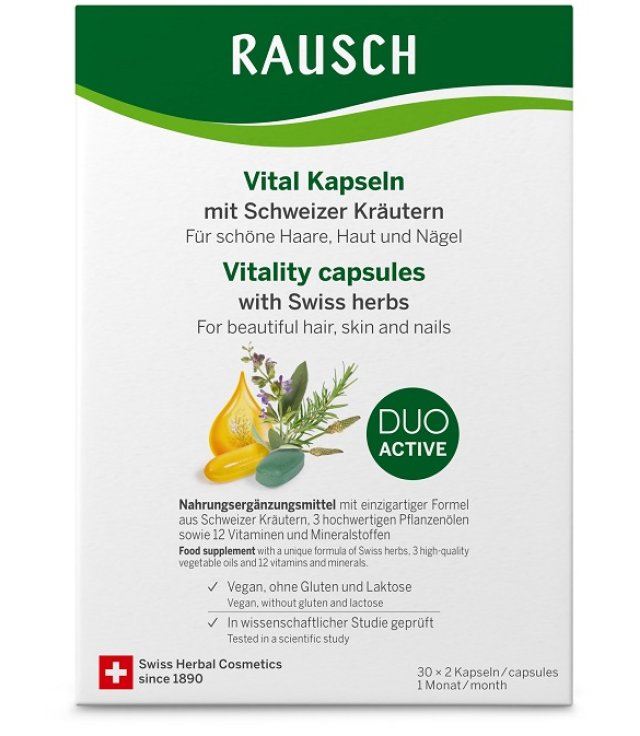 RAUSCH CAPSULE VITALITA'60CPS N/ RAUSCH CAPSULE VITALITA'60CPS N/