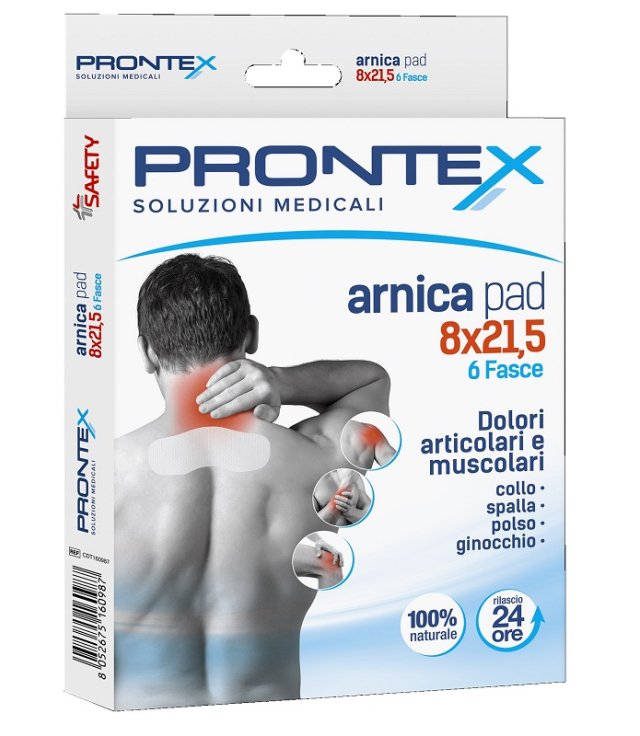 FASCIA PRONTEX ARNICA PAD 8 X 21 ,5 6 PEZZI