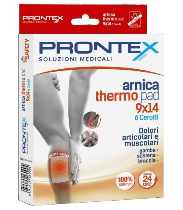 CEROTTO PRONTEX ARNICA THERO PAD 9 X 14 6 PEZZI