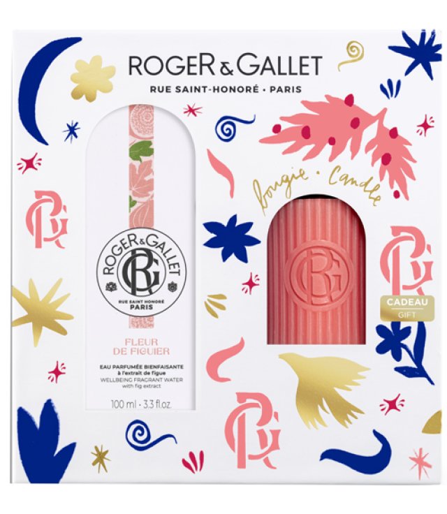 ROGER&GALLET SET NATALE FDF EAU DE TOILETTE 100 ML + CANDELA