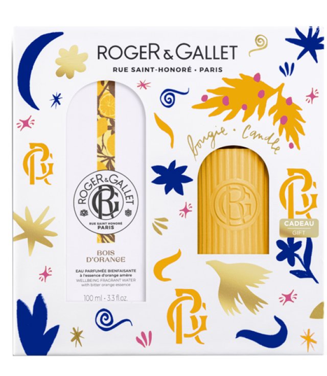 ROGER&GALLET SET NATALE BO 100 ML + CANDELA