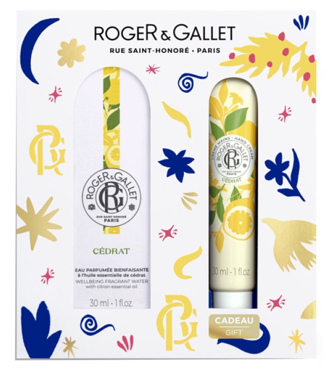 ROGER&GALLET SET NATALE CEDRAT EAU DE TOILETTE 30 ML + CREMAMANI 30 ML