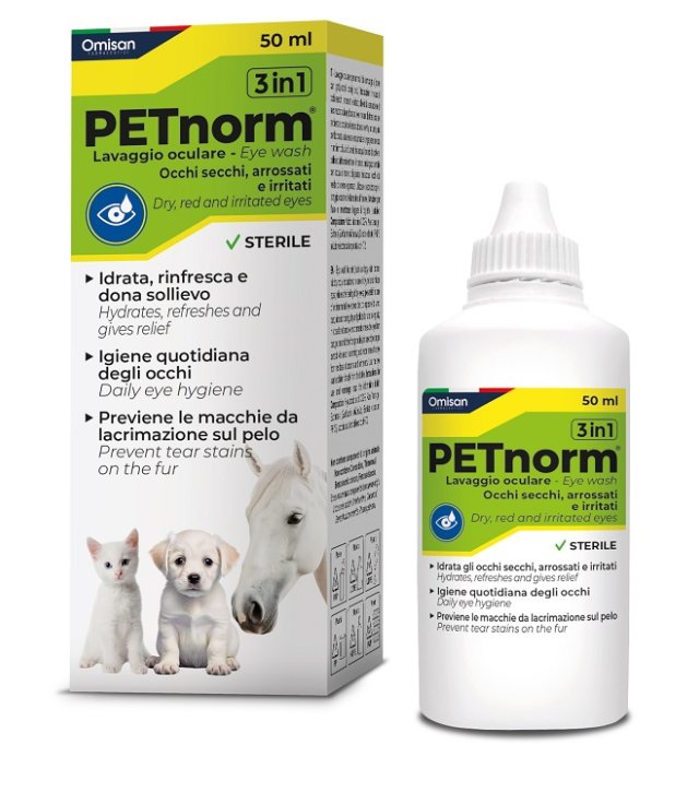 PETNORM LAVAGGIO OCULARE 50ML PETNORM LAVAGGIO OCULARE 50ML