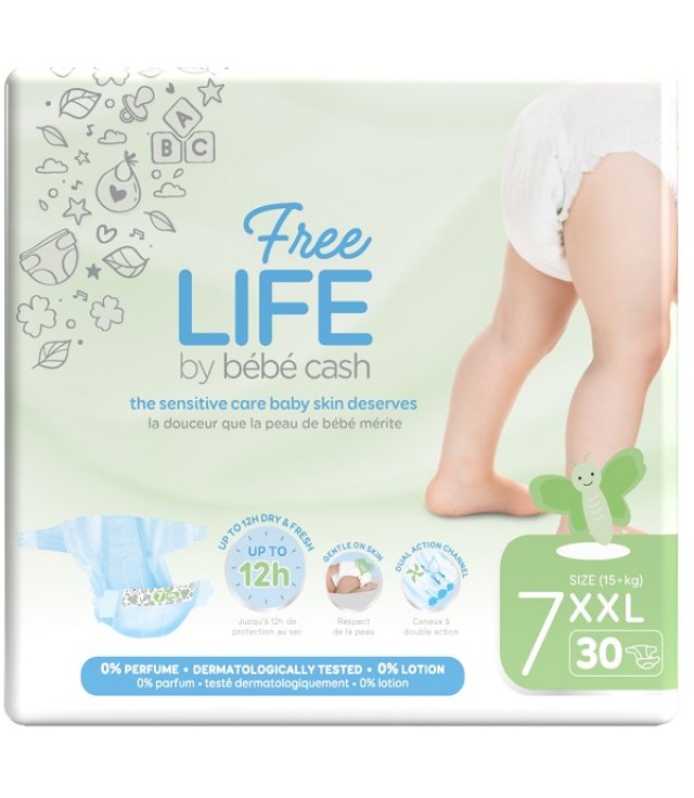 FREELIFE BEBECASH XXL TG7 30PZ