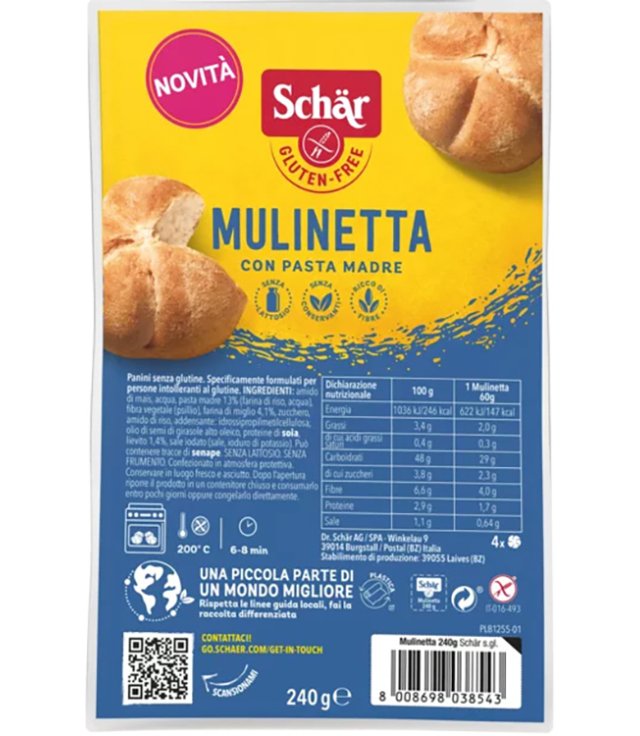 SCHAR MULINETTA 4PZ 60G