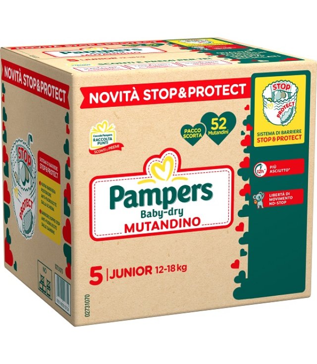 PAMPERS BD MUT.JUNIOR QUAD. 52PZ PAMPERS BD MUT.JUNIOR QUAD. 52PZ