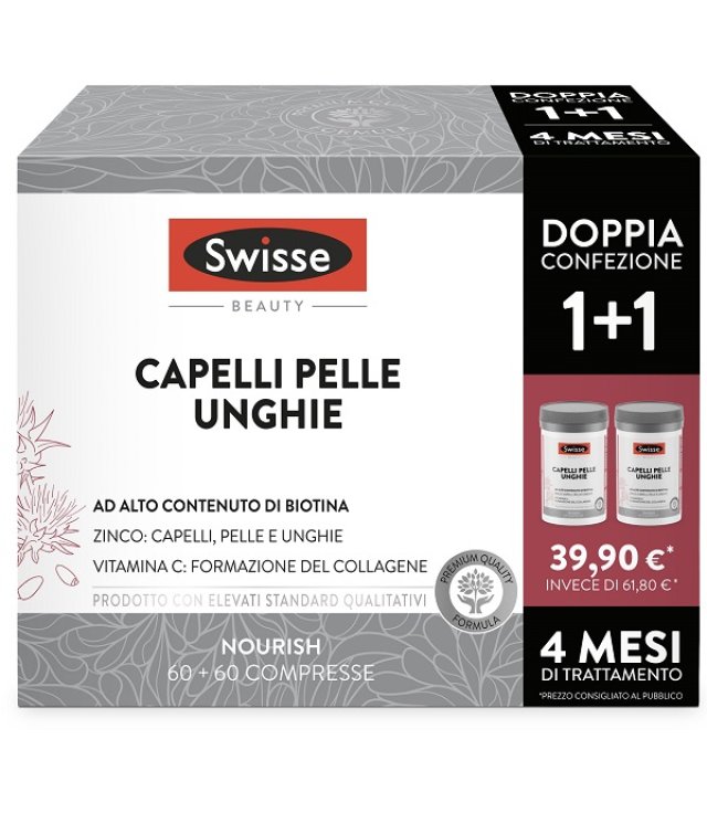 SWISSE CAPELLI PELL.60CPR BIPACK SWISSE CAPELLI PELL.60CPR BIPACK
