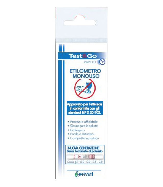 ALCOL TEST TEST&GO 2PZ ALCOL TEST TEST&GO 2PZ