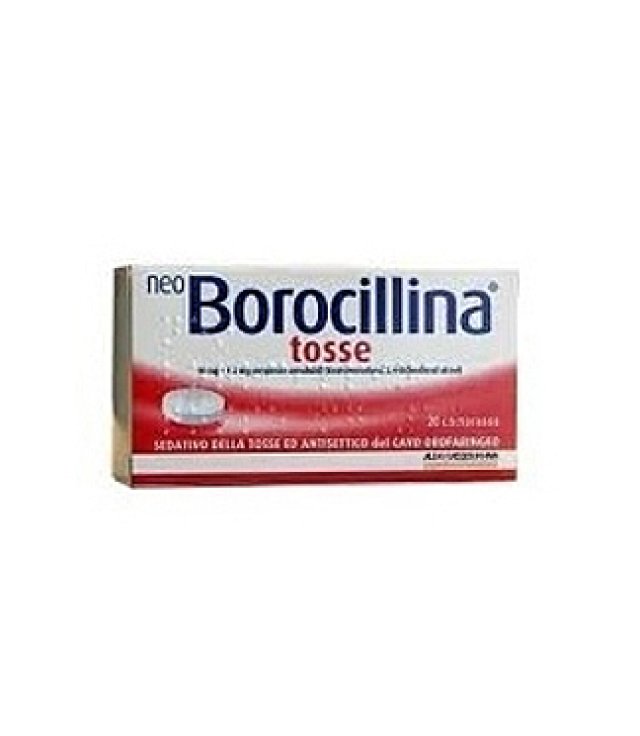 NEOBOROCILLINA TOSSE*20 pastiglie 10 mg + 1,2 mg