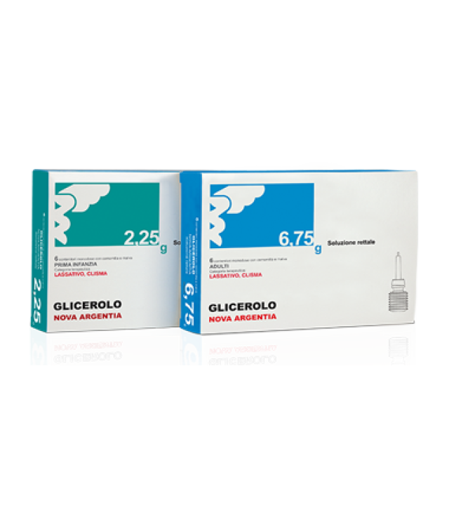 GLICEROLO EG (NOVA ARGENTIA)*AD 6 microclismi 6,75 g con camomilla e malva