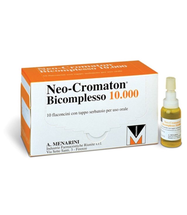NEOCROMATON BICOMPLESSO 10.000*orale soluz 10 flaconcini 15ml