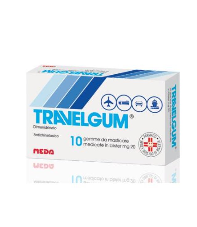 TRAVELGUM*10GOMME MAST 20MG