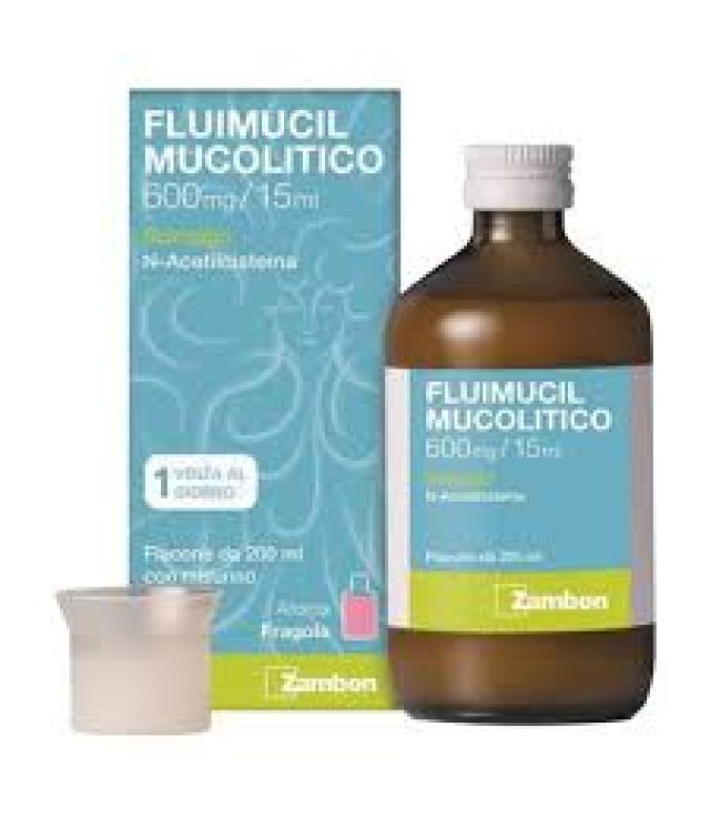 FLUIMUCIL MUCOLITICO*scir 200 ml 600 mg/15 ml