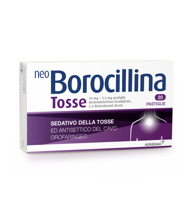 NEOBOROCILLINA TOSSE*20 pastiglie 10 mg + 1,2 mg