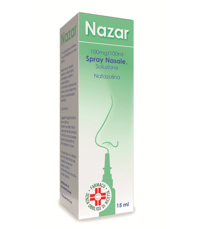 NAZAR*spray nasale 15 ml 100 mg/100 ml