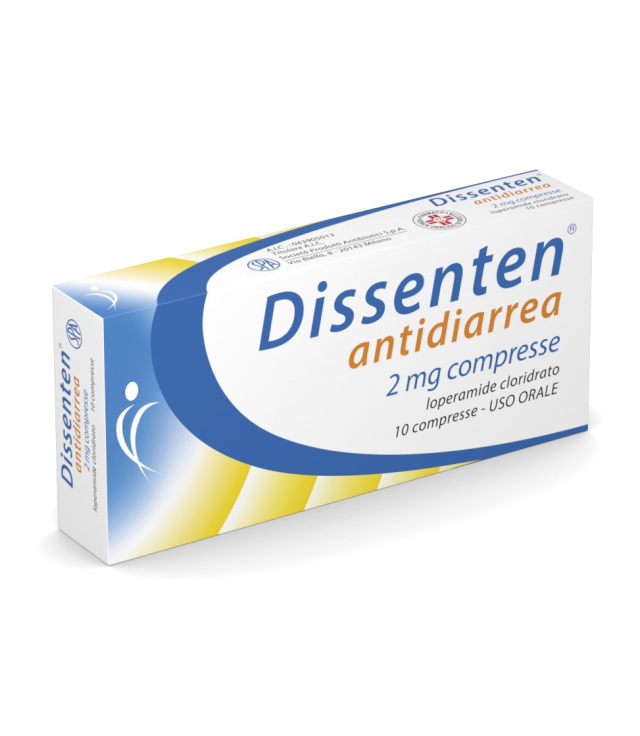 DISSENTEN ANTIDIARREA*10 cpr 2 mg