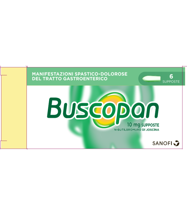 BUSCOPAN*6SUPP 10MG