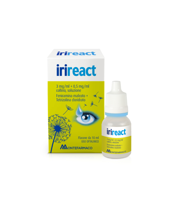IRIREACT*collirio 1 flacone 10 ml 3 mg/ml + 0,5 mg/ml