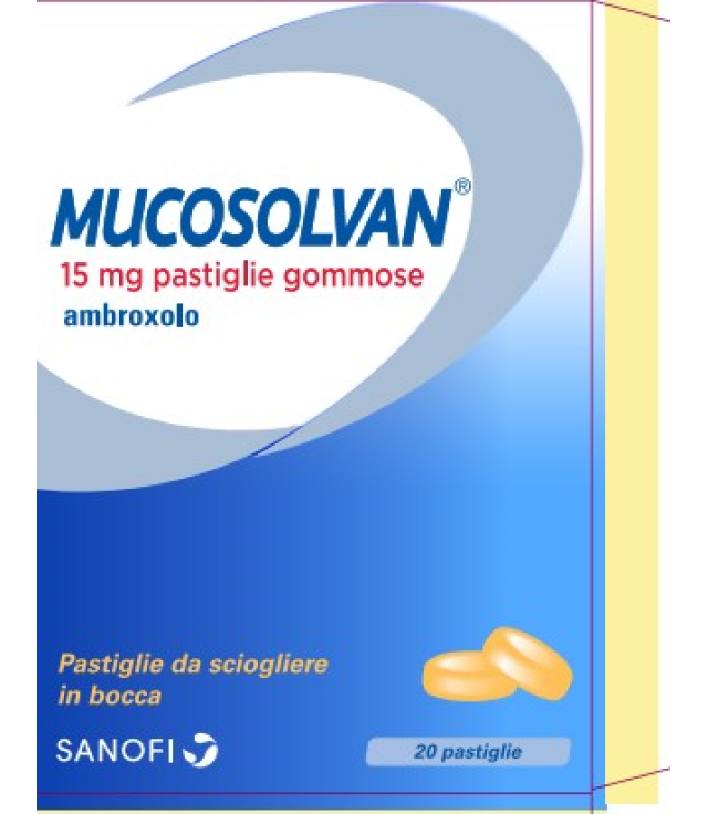 MUCOSOLVAN*20PASTL 15MG