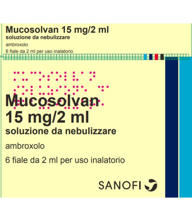 MUCOSOLVAN*NEBUL 6F 15MG 2ML