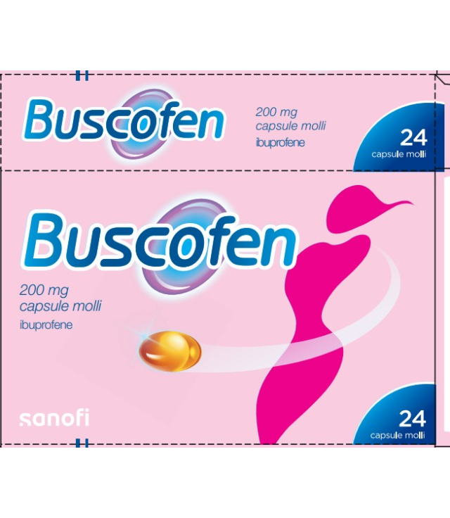 BUSCOFEN*24CPS MOLLI 200MG