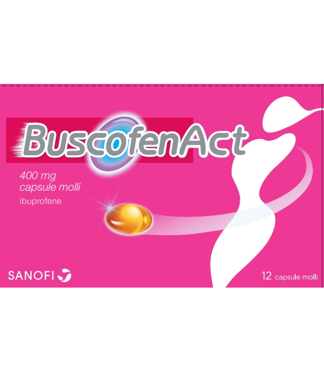 BUSCOFENACT*12CPS 400MG