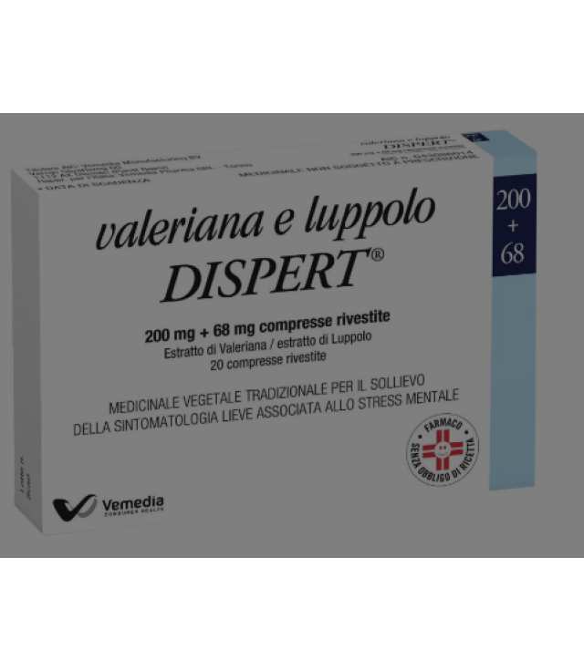 VALERIANA E LUPPOLO DISPERT*20 cpr riv