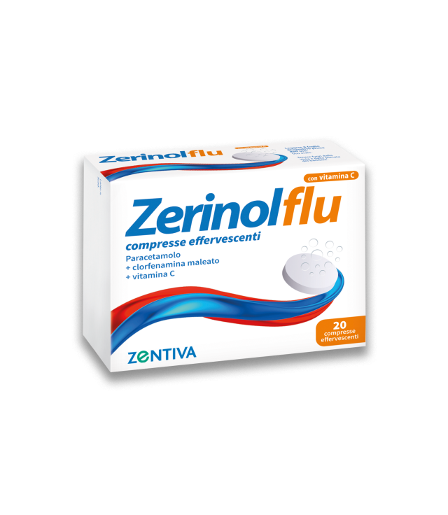 ZERINOLFLU*20 cpr eff 300 mg + 2 mg + 280 mg