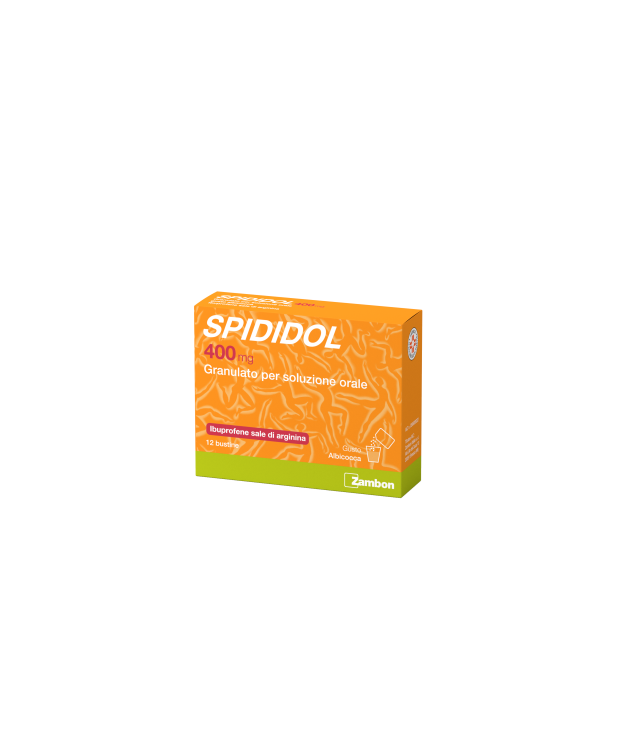 SPIDIDOL*orale grat 12 bust 400 mg aroma albicocca