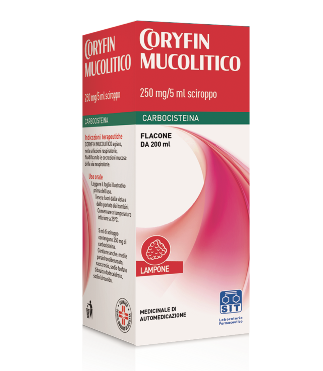 CORYFIN MUCOLITICO*SCIR 200ML