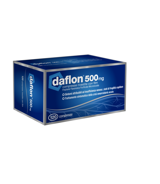 DAFLON*120 cpr riv 500 mg