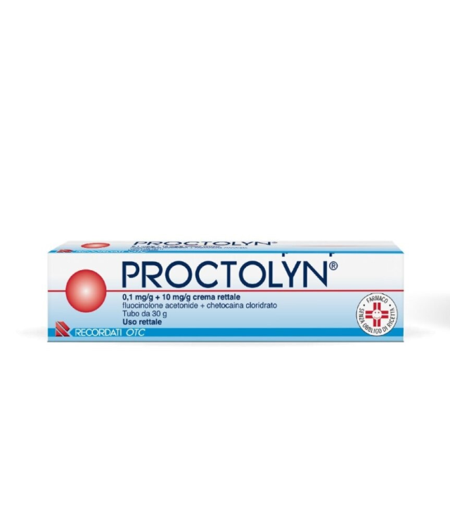 PROCTOLYN*crema rett 30 g 0,1 mg/g + 10 mg/g