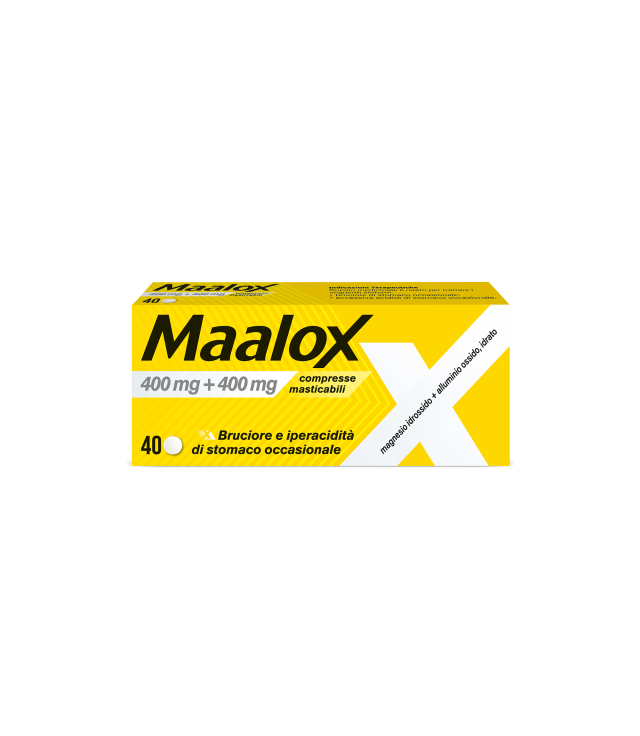 MAALOX*40CPR MAST 400MG+400MG