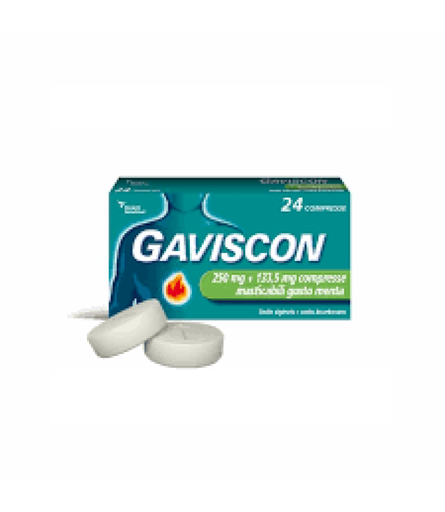 GAVISCON*48CPR MENT250+133,5MG